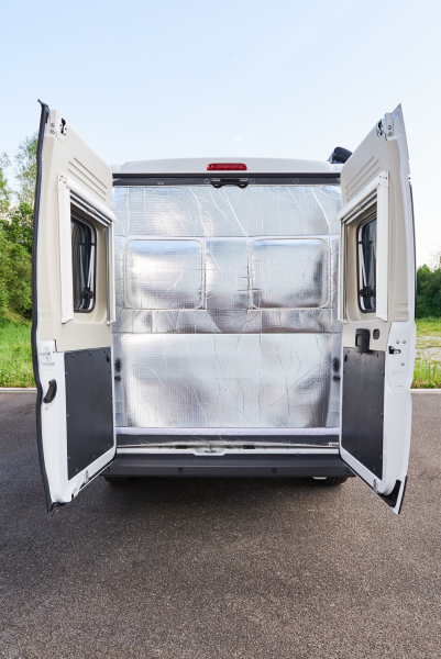 Foldable insulation for rear doors Fiat
