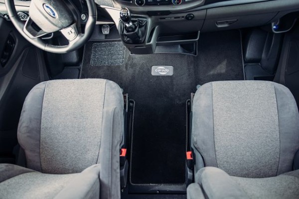 Tapis cabine de conduite Ford